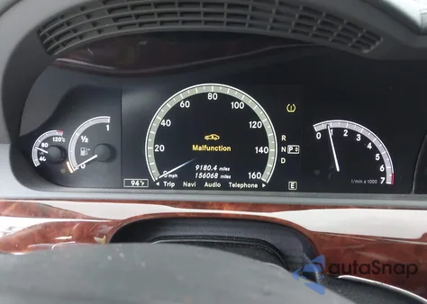 2012 Mercedes-Benz S 550 4Matic z USA, uszkodzony, nr VIN WDDNG9EB3CA447717